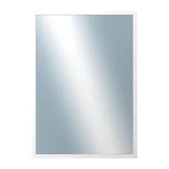 DANTIK - Zarámované zrkadlo - rozmer s rámom cca 50x70 cm z lišty FC biela vysoká (2186)