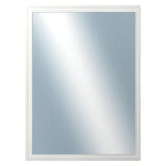 DANTIK - Zarámované zrkadlo - rozmer s rámom cca 60x80 cm z lišty LYON biela (2666)
