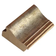 DANTIK - Zrkadlo v ráme - rozmery s rámom cca 40x60 cm z lišty WING malá strieborná patina (2775)