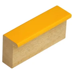 Rámová lišta DANTIK - 2546 - PERLA žlutá lesklá vysoká