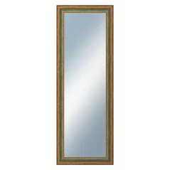 DANTIK - Zarámované zrcadlo - rozměr s rámem cca 50x140 cm z lišty HRAD zelená (3005)