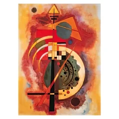 Reprodukcia Kandinsky Wassily - Hommage a Grohmann - 40x50
