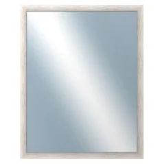 DANTIK - Zarámované zrkadlo - rozmer s rámom cca 80x100 cm z lišty PAINT biela veľká (2960)