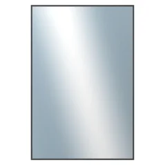 DANTIK - Zrkadlo v ráme - rozmery s rámom cca 40x60 cm z hliníka čiernej farby - P273-250 (7273250)