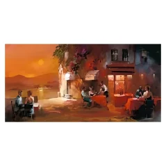 Reprodukcia Haenraets Willem - Dinner for two I - 100x50