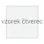 Vzorek 4x4 cm paspartovacího kartonu MUS850019A - bílá bavlněná