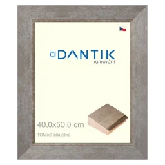 DANTIK obraz, puzzle, fotorámik 40x50 | TOMAS biely veľký (sklo číre)