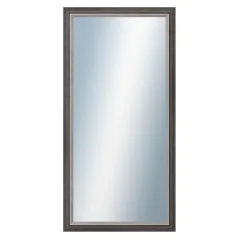 DANTIK - Zrkadlo v ráme - rozmery s rámom cca 60x120 cm z materiálu AMALFI čierna (3118)