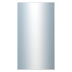 DANTIK - Zarámované zrkadlo - rozmer s rámom cca 50x90 cm z lišty Hliník biela - P273-027 (7273027)