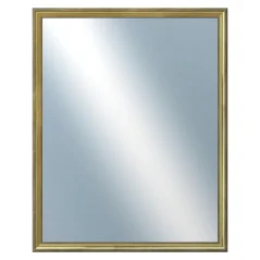 DANTIK - Zarámované zrkadlo - rozmer s rámom cca 40x50 cm z lišty Anversa piccola zlatá (3147)