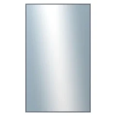 DANTIK - Zarámované zrkadlo - rozmer s rámom cca 60x100 cm z lišty Hliník platina - P02-019 (7002019)