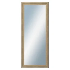 DANTIK - Zrkadlo v ráme - rozmery s rámom cca 50x120 cm z lišty WING malá strieborná patina (2775)