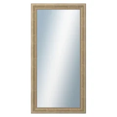 DANTIK - Zrkadlo v ráme - rozmery s rámom cca 50x100 cm z lišty WING malá strieborná patina (2775)