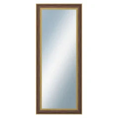 DANTIK - Zrkadlo v ráme - rozmery s rámom cca 50x120 cm z pásu RED GOLD plast (3069)