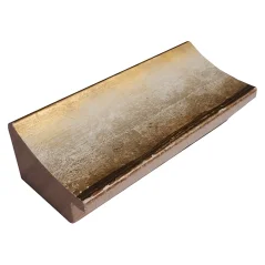 Rámová lišta DANTIK - 2499 - METAL bielozlatá prohlá