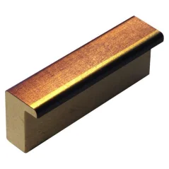 Rámová lišta DANTIK - 2676 - GRAFIC bronz vysoká