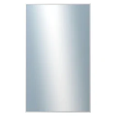 DANTIK - Zarámované zrkadlo - rozmer s rámom cca 60x100 cm z lišty Hliník strieborná - P269-004 (7269004)