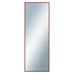 DANTIK - Zarámované zrkadlo - rozmer s rámom cca 50x140 cm z lišty Hliník vínová - P269-209 (7269209)
