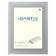 DANTIK obraz, puzzle, fotorámik 21x29,7 | LEDVINKA biela (sklo číre)