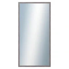 DANTIK - Zarámované zrkadlo - rozmer s rámom cca 50x100 cm z lišty KASSETTE tmavosivá (3056)