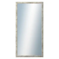 DANTIK - Zarámované zrkadlo - rozmer s rámom cca 50x100 cm z lišty TRITON strieborná (2143)