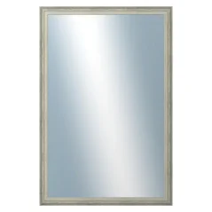 DANTIK - Zarámované zrkadlo - rozmer s rámom cca 40x60 cm z lišty DELFINO strieborná (2897)