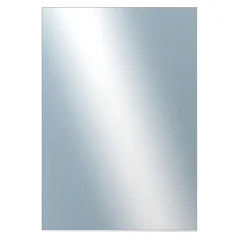 DANTIK - Zarámované zrkadlo - rozmer s rámom cca 50x70 cm z lišty FC biela vysoká (2186)