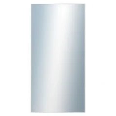 DANTIK - Zarámované zrkadlo - rozmer s rámom cca 50x100 cm z lišty Hliník strieborná lesk - P01-003 (7001003)