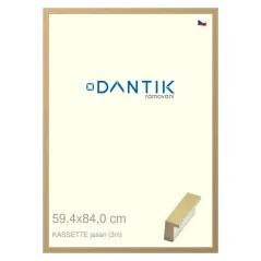 DANTIK obrázok, puzzle, fotorámik 59,4x84 | KASSETTE ash (Plexi Clear)