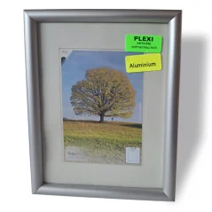 Rám 25 -4x38 -1 Strieborný úzky hliníkový rám Fastframe PLEXI číry Rám 25 -4x38 -1 Strieborný úzky hliníkový rám Fastframe PLEXI číry