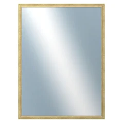 DANTIK - Zarámované zrcadlo - rozměr s rámem cca 60x80 cm z lišty DEFINO zlatá (2898)