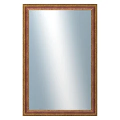 DANTIK - Zrkadlo v ráme - rozmery s rámom cca 80x120 cm z HRADU červenej farby (3006)