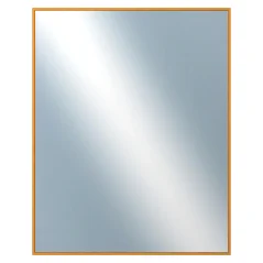 DANTIK - Zarámované zrkadlo - rozmer s rámom cca 80x100 cm z lišty Hliník oranžová - P269-217 (7269217)