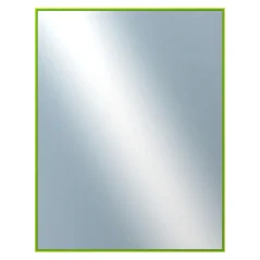 DANTIK - Zarámované zrkadlo - rozmer s rámom cca 70x90 cm z lišty NIELSEN zelená - P269-207 (7269207)