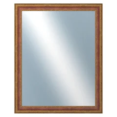 DANTIK - Zrkadlo v ráme - rozmery s rámom cca 80x100 cm z HRADU červenej farby (3006)