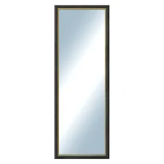 DANTIK - Zarámované zrcadlo - rozměr s rámem cca 50x140 cm z lišty Anversa černá AU (3149)