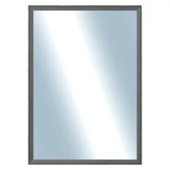DANTIK - Zarámované zrkadlo - rozmer s rámom cca 50x70 cm z lišty Inclinata colori sivá (3133)
