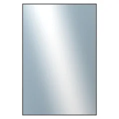 DANTIK - Zarámované zrkadlo - rozmer s rámom cca 80x120 cm z lišty Hliník hnedá - P01-022 (7001022)
