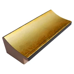 Rámová lišta DANTIK - 2498 - METAL zlatá prehĺbená