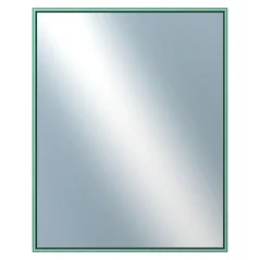 DANTIK - Zarámované zrkadlo - rozmer s rámom cca 40x50 cm z lišty Hliník zelená m. - P02-246 (7002246)
