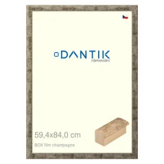 DANTIK obrázok, puzzle, fotorámik 59,4x84 | BOX film champagne (Plexi Clear)