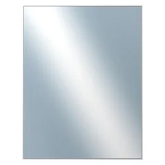 DANTIK - Zrkadlo v ráme - rozmery s rámom cca 70x90 cm z hliníkovej lišty strieborný lesk - P269-003 (7269003)