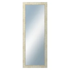 DANTIK - Zarámované zrkadlo - rozmer s rámom cca 60x160 cm z lišty PRAHA biela (2930)