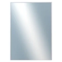 DANTIK - Zarámované zrkadlo - rozmer s rámom cca 50x70 cm z lišty Hliník strieborná - P03-004 (7003004)