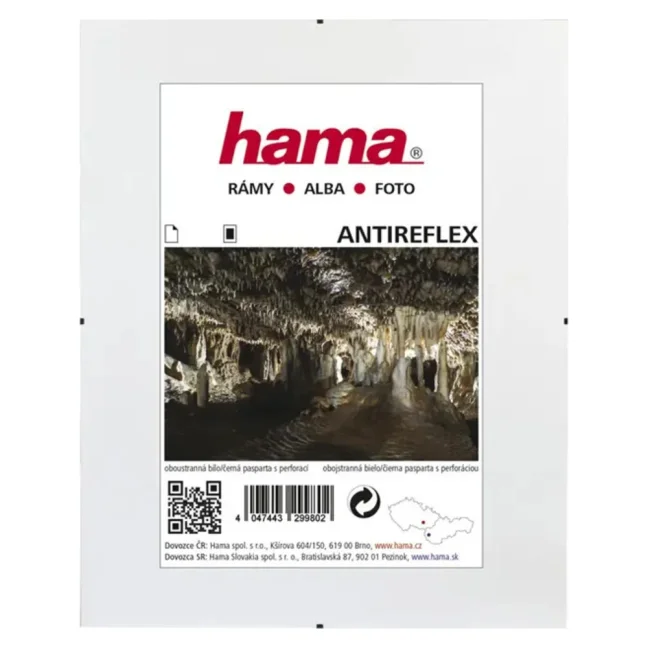 20x30 | Hama Euroklip clip-Fix, antireflexní sklo, 63118