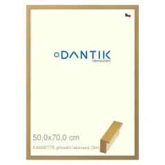 DANTIK obraz, puzzle, foto rám 50x70 | KASSETTE prírodný lak (Plexi Clear)
