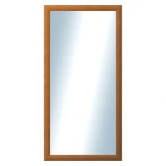 DANTIK - Zarámované zrkadlo - rozmer s rámom cca 50x100 cm z lišty LEDVINKA svetlo hnedá (1440)