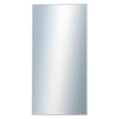 DANTIK - Zarámované zrkadlo - rozmer s rámom cca 50x100 cm z lišty Hliník strieborná - P269-004 (7269004)