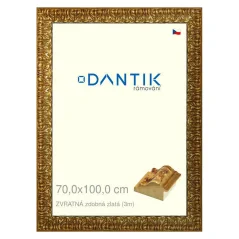 DANTIK obraz, puzzle, fotorámik 70x100 | BACK dekoratívny zlatý (Plexi Clear)