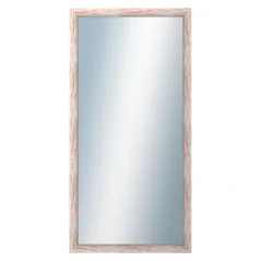 DANTIK - Zrkadlo v ráme - rozmery s rámom cca 60x120 cm z LAKOVACEJ pásky červenej veľkej (2962)